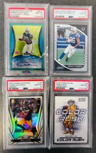 (4) Graded Sports Cards: Chase Claypool, Jared Goff, Michael Pittman Jr, Darren McFadden