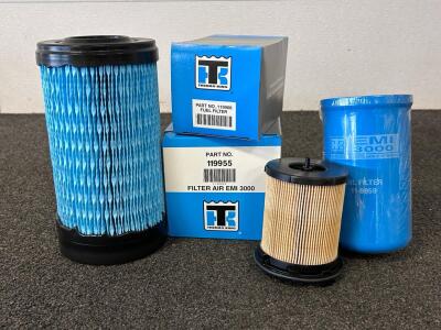 Thermo King Filter Kit: Fikter Air EMI 3000, Fuel Filter and Oil Filter