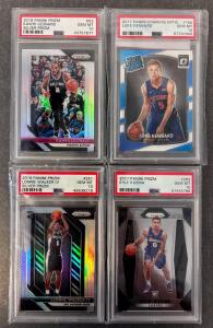 (4) Graded Sports Cards: Kyle Kuzma, Kawhi Leonard, Luke Kennard and Lonnie Walker
