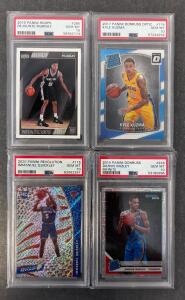 (4) Graded Sports Cards: Immanuel Quickley, Darius Bazley, Kyle Kuzma, and Dejounte Murray