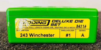 Redding Reloading Deluxe Die Set: 243 Winchester