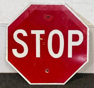18"x 18" Metal Stop Sign