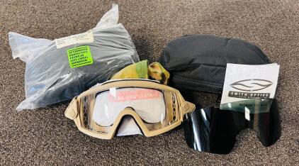 (2) Pairs Of Smith Optics Outside The Wire Goggles (Tan 499 Field Kits)