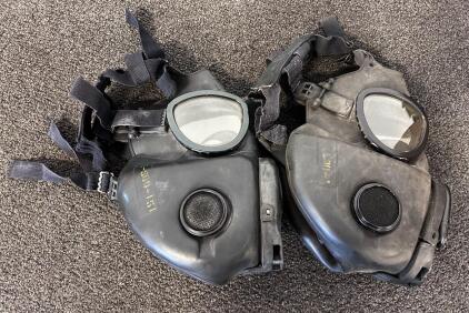 Vintage Military M17 Series Gas Masks