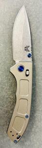 Grey and Blue Folding Knife (8" Overall Length)