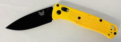 Black and Yellow Folding Knife (7" Overall Length)