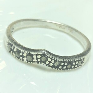 $160 Silver Marcasite Ring