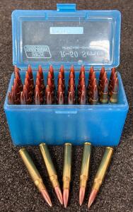 (50) Rnds Of 30-06 Ammunition In Blue Case