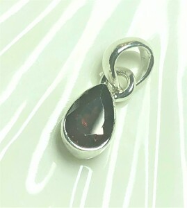 $100 Silver Garnet Pendant