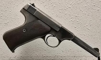 Colt Woodsman .22 LR Semi-Automatic Pistol, Serial 108990