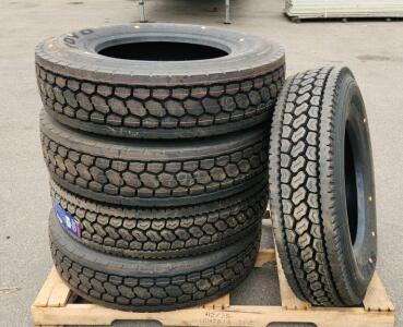 5 TOYO 2 Samson GL266DULT Truck Tires, 295/75R22.5, Load Range G, 14 Ply