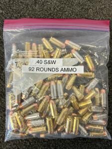 Bag Of .40 S&W Ammunition