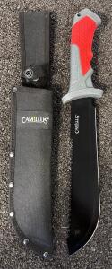 15" Camillus Hunting Knife With Sheath