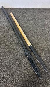 44" Reapr Spear and 34" Wood Handle Spear
