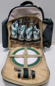 (1) Cabelas 4 Person Insulated Picnic Backpack (1) Proctor Silex Blender (1) Bow and 17 Arrows and More