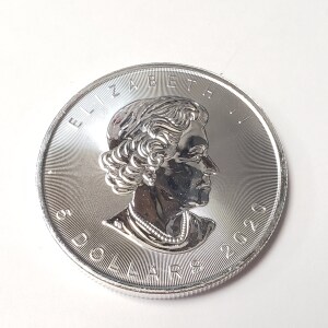 $220 Fine Silver 9999 1 oz Canada 5 Dollar Coin