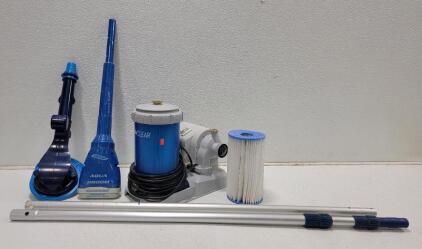(1) Coleman FlowClear Above Ground Pool Filter System
