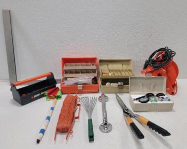 TOOLS, TARPS AND TOOL BOXES!