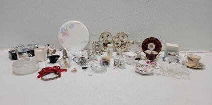 Crystal, Porcelain, Tea Cups and More