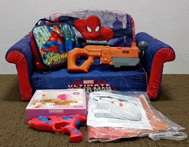 Child Size Pull Out Sofa, Lunch Box, Crafting Kits, and More