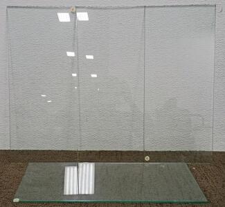 (4) Beveled Glass Panels (8.75"L x 20.375"W)