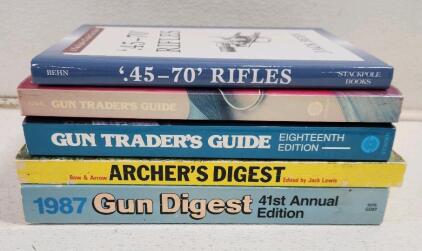 (1) Gun Digest 1987 41st Annual Edition (1) Gun Traders Guide 18th Edition And More