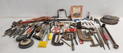 Saw Blades, Wood Blades, And Assorted Tools