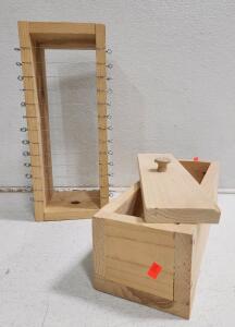 (1) Wooden Soap Cutter (1) Wooden Soap Mold