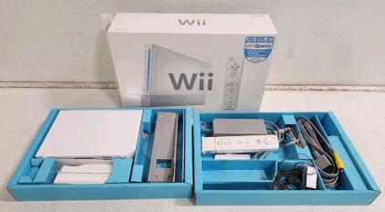 (1) Nintendo Wii Console W/ Accessories