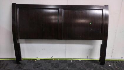 California King Size Head Board & Metal Bed Frame