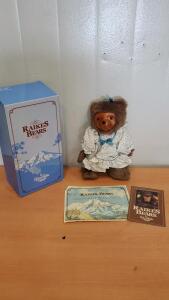 Vintage Raikes Chelsea Bear With Certificate Of Authenticity