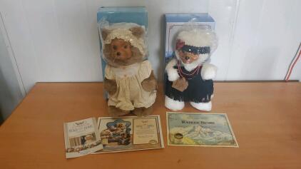 (2) Raikers Bears With Certificate Of Authenticity