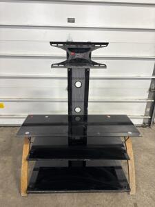 (1) Z-Line Designs TV Stand w/ Glass Shelves