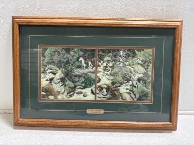 (1) Famous Limited Edition Print "The Forest Has Eyes" by American artist Bev Doolittle. 19&rdquo;x28&rdquo;