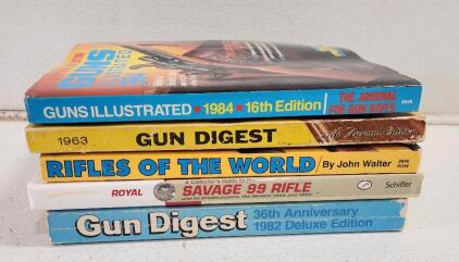 (1) Gun Digest 17th Annual Edition (1) Guns Illustrated 1984 And More