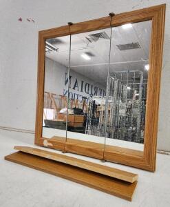 (1) 3 Door Medicine Cabinet W/ 2 Shelves