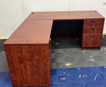 65 1/2&rdquo;x30&rdquo;x29 1/2&rdquo;x77&rdquo; L Shaped Office Desk