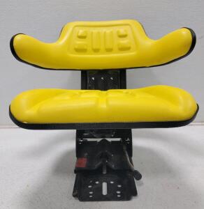 Yellow Suspension Tractor Seat
