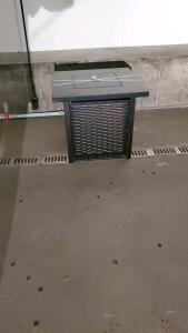 Outdoor Propane Fire Pit Table 28"x28"x25.25"