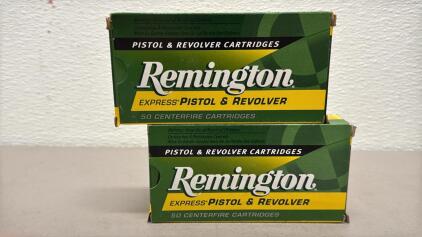 (2) Boxes Of Remington 40Cal S&W 155GR. JHP