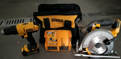 DeWalt 20V MAX Circular Saw DCS391B, DEWALT 20V MAX cordless, DeWalt drill bits