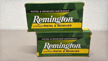 (2) Boxes Of Remington 40Cal S&W 155GR. JHP