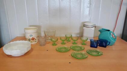 Vintage Green Glass and More