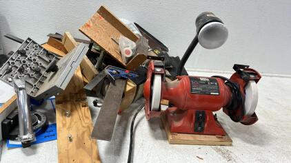 Used Black & Decker bench grinder,& More