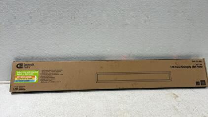 (2) Commercial electric Led color changing flat panel