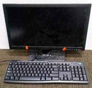 LED Monitor and Keyboard