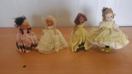 (4)Nancy Ann Storybook Doll
