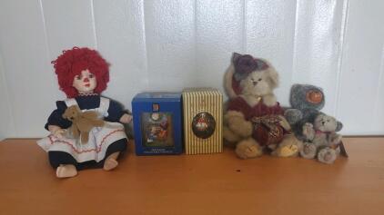 Vintage Raggedy Ann Doll, Mickey Unlimited Verichron Collectible Time Piece and More