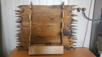 Handcrafted Wooden Gun Rack 48"x34.5"