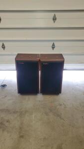 (2) Cerwin-Vega Floor Speakers 30"x13.5"